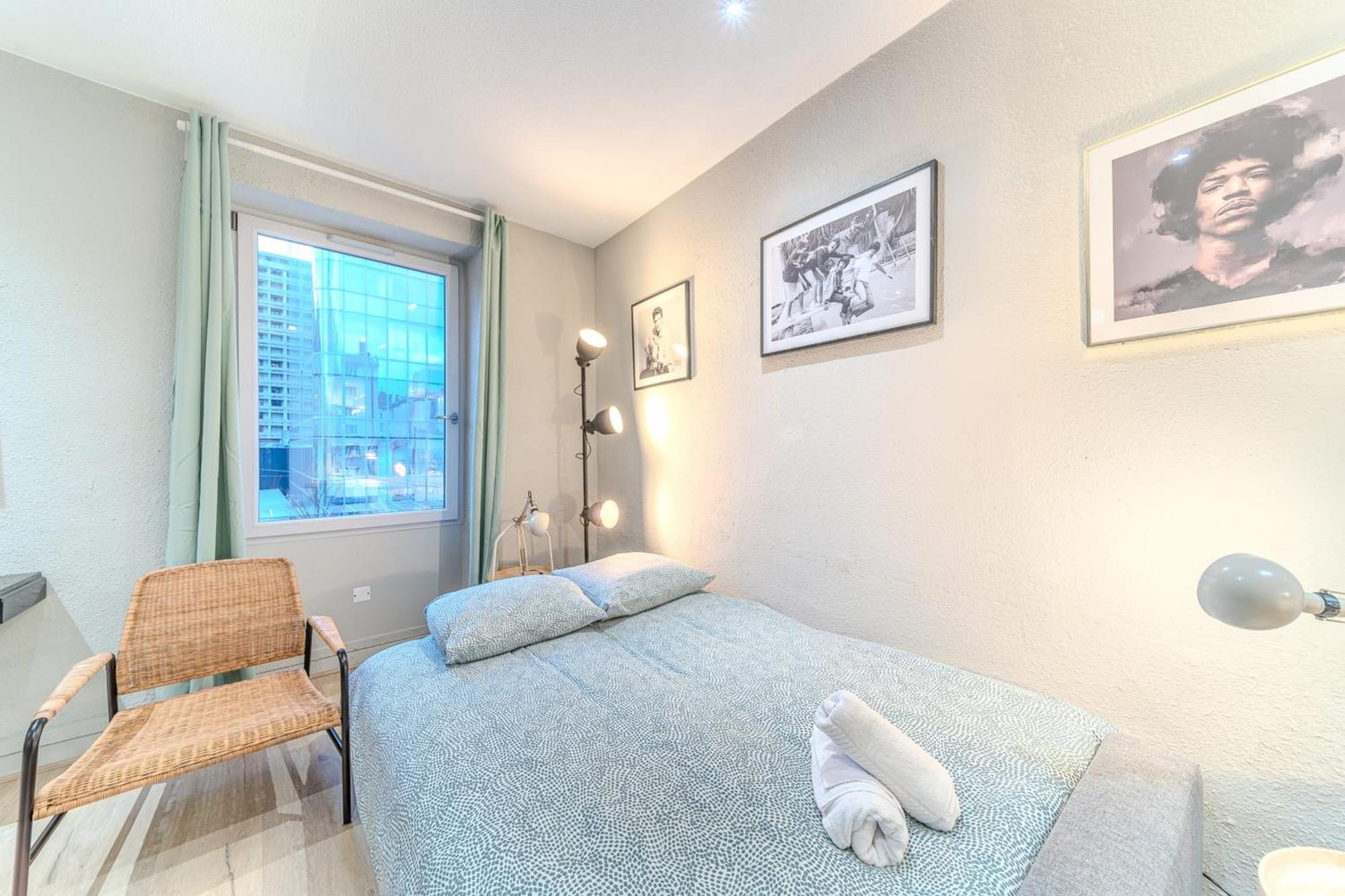 Charming 1-Bedroom Apartment Across From Halles Paul Bocuse & Part-Dieu Lyon Exterior foto